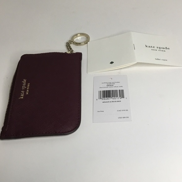 Kate Spade Cameron card holder medium l-zip - Picture 4 of 6
